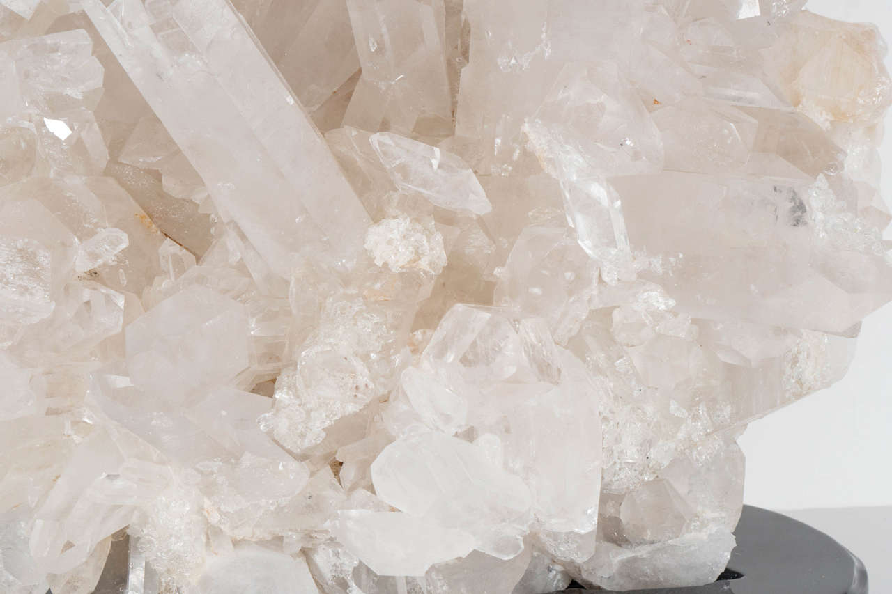 Brazilian Impressive and Stunning Rock Crystal Quartz Mineral Specimen