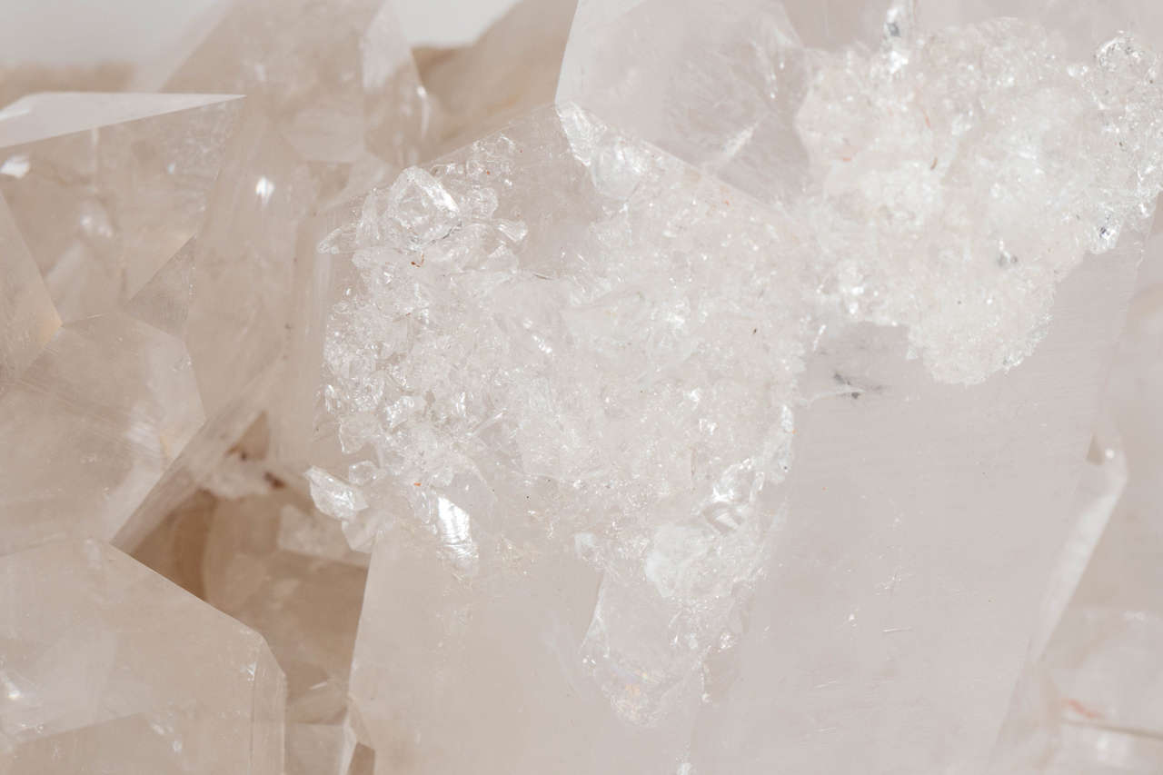 Impressive and Stunning Rock Crystal Quartz Mineral Specimen 1