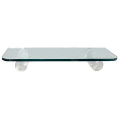 Mid-Century Modernist Lucite Wall-Mounted Console by Pace Collection