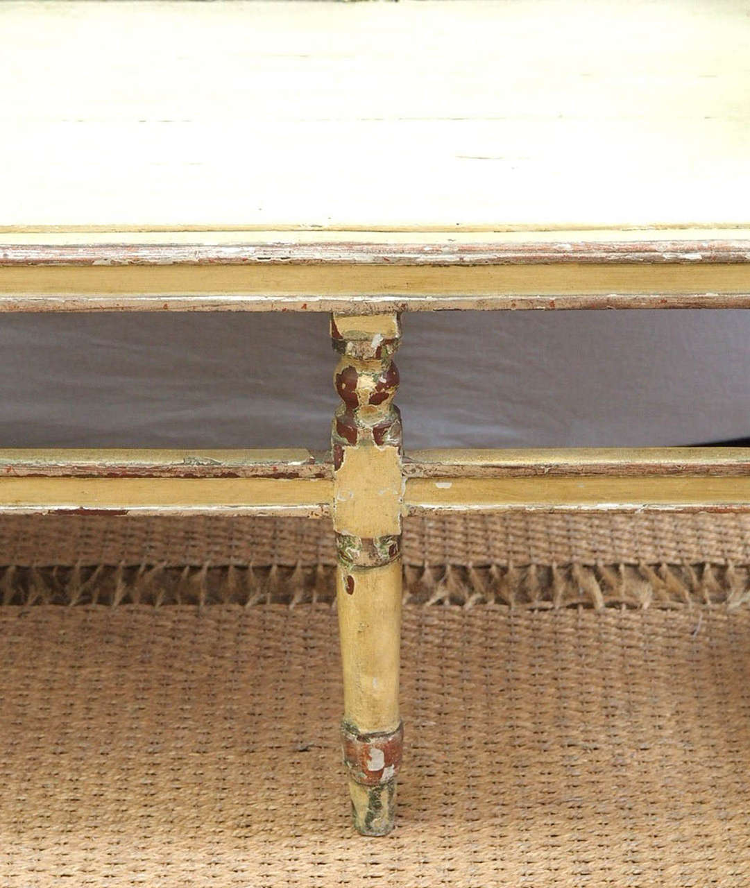 18th Century Painted Italian Bench For Sale 1
