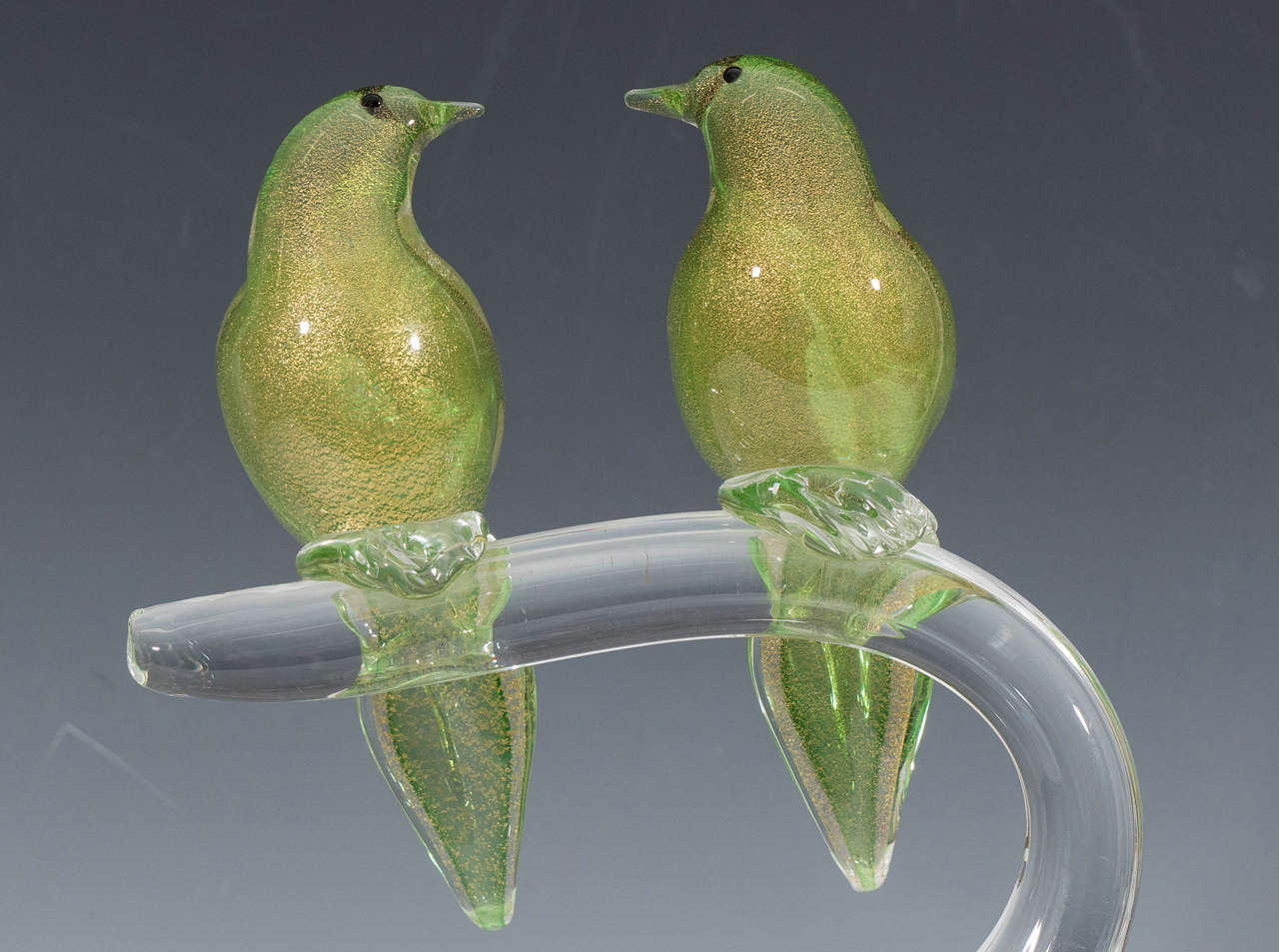 murano glass bird sculptures