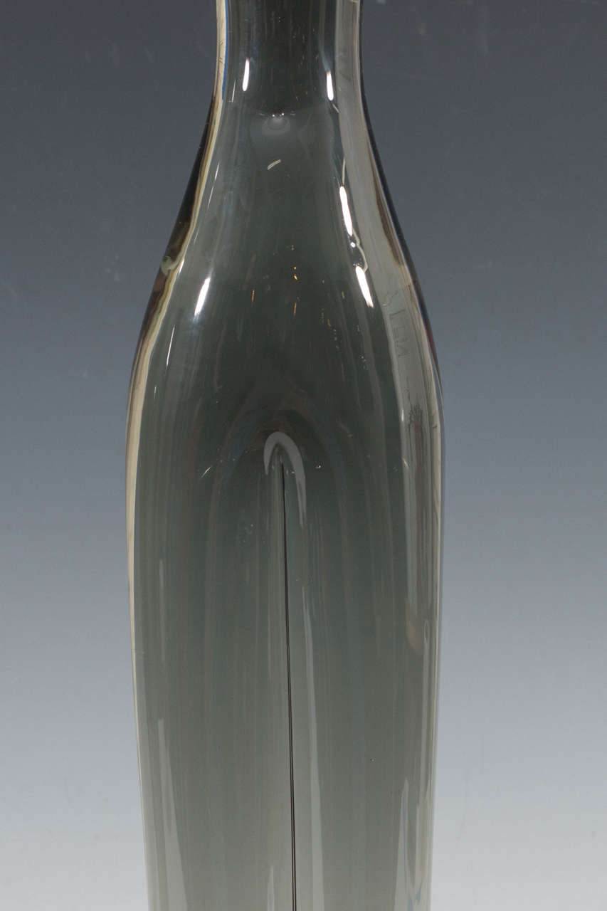 20th Century Pair of Rare Studio Glass Sculptures of Abstract Female Torsos