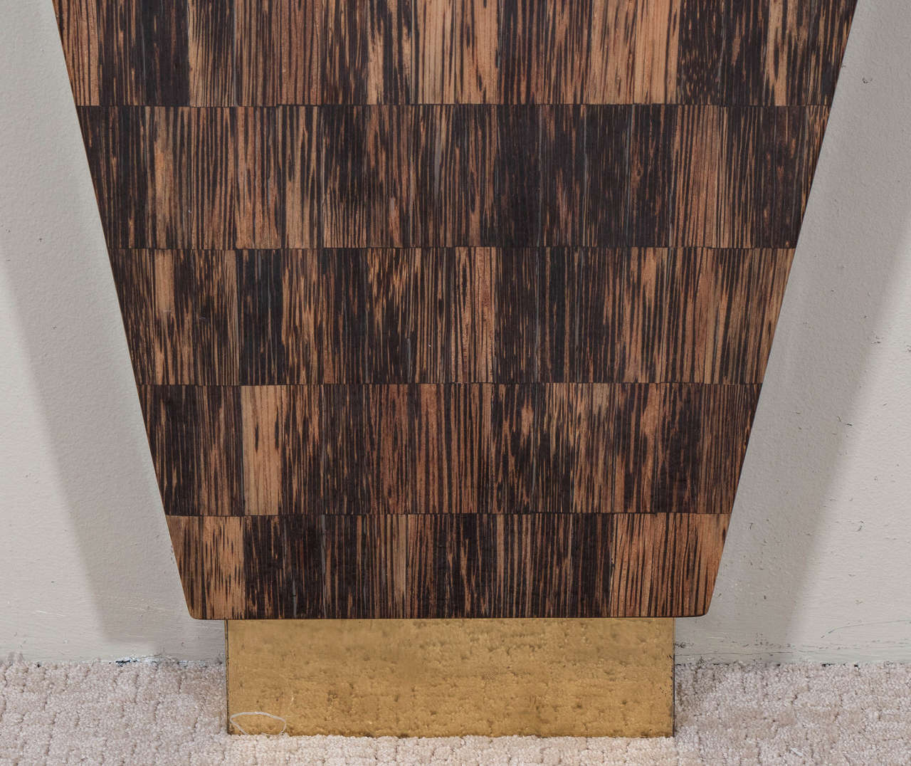 Inlay A Midcentury Tessellated Horn Console Table in the Style of Karl Springer