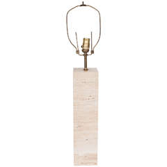 George Kovacs White Marble Table Lamp