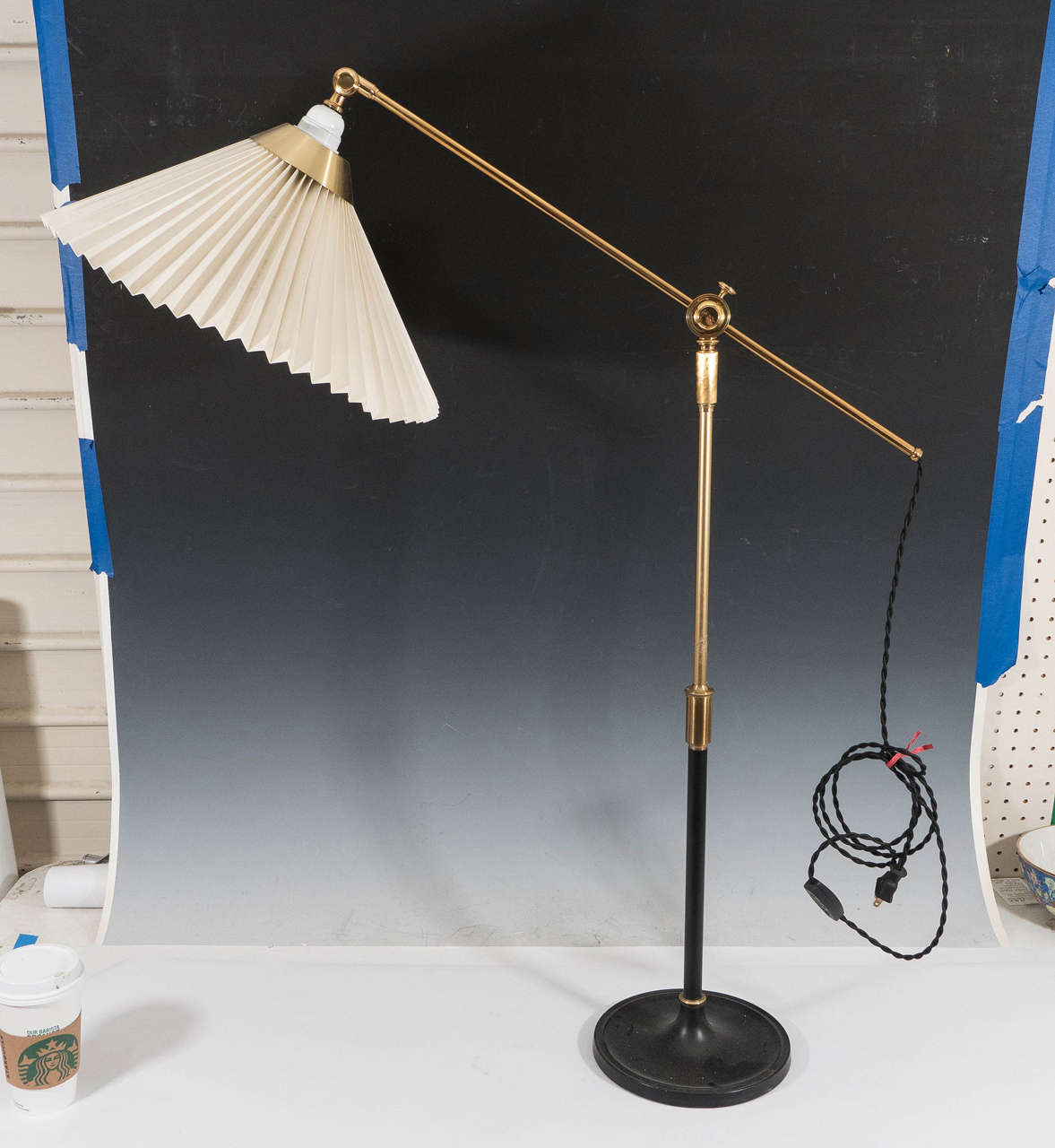 Midcentury Aage Petersen 'Telescope' Table Lamp For Sale at 1stDibs