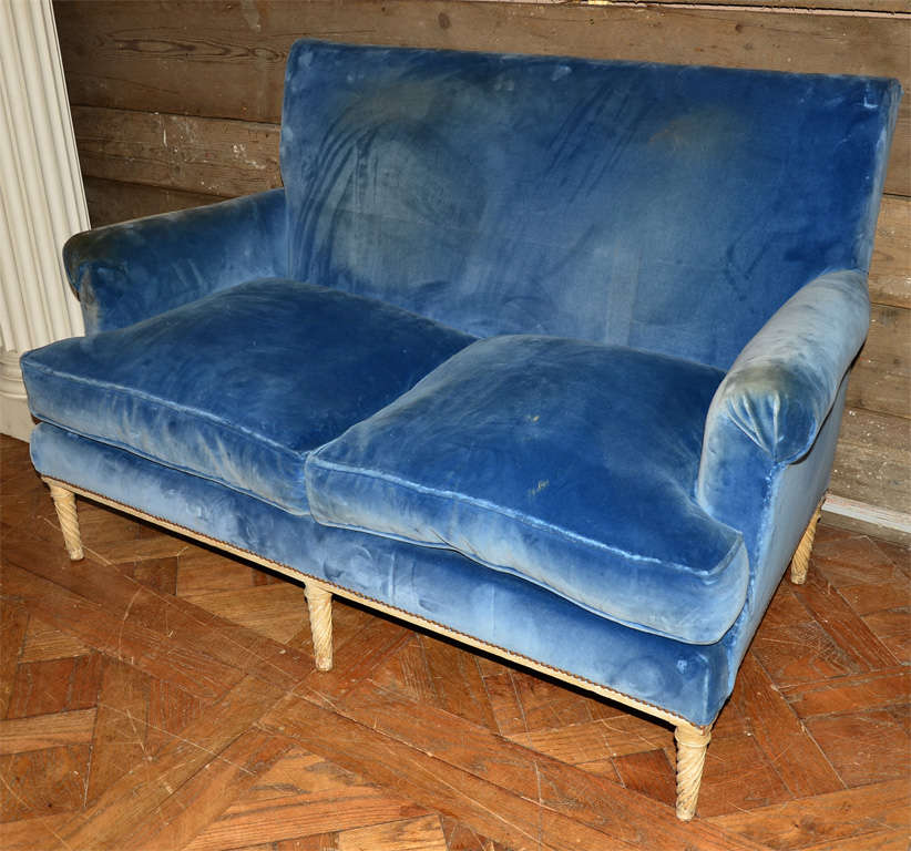 French 1940s Two-Seater Canapé by Carlhian For Sale