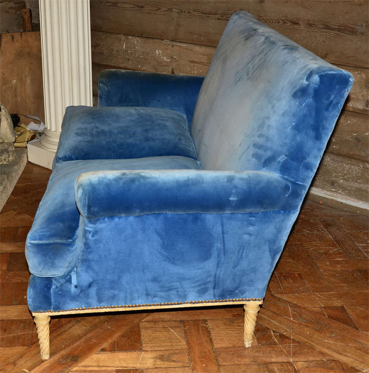 Mid-20th Century 1940s Two-Seater Canapé by Carlhian For Sale