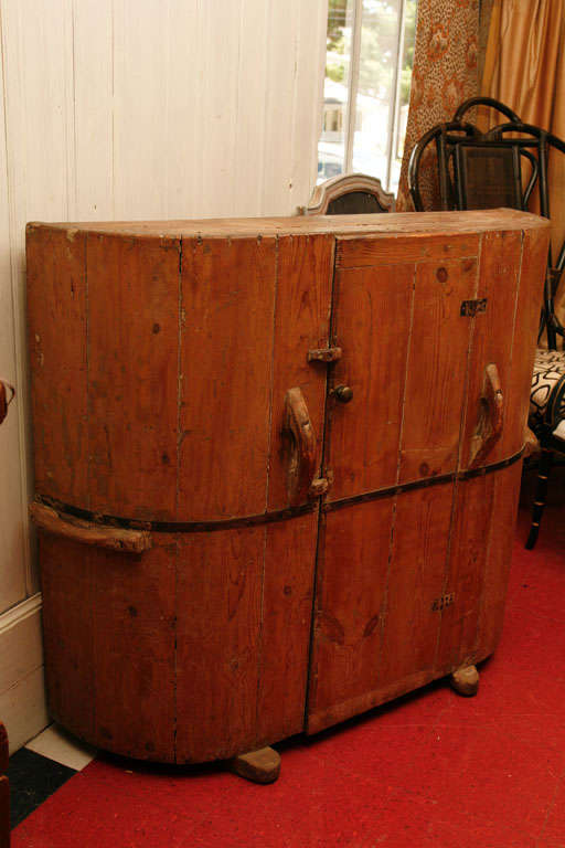 French Pine Pie Safe