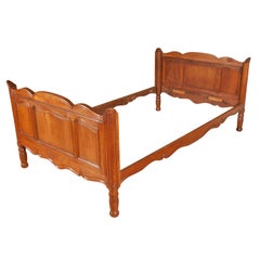 Antique Fruitwood French Bed