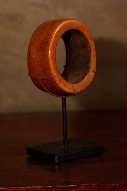 African Carved Ivory Bangle 2