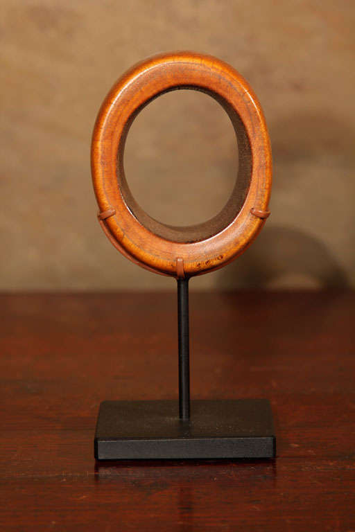 African Carved Ivory Bangle 3