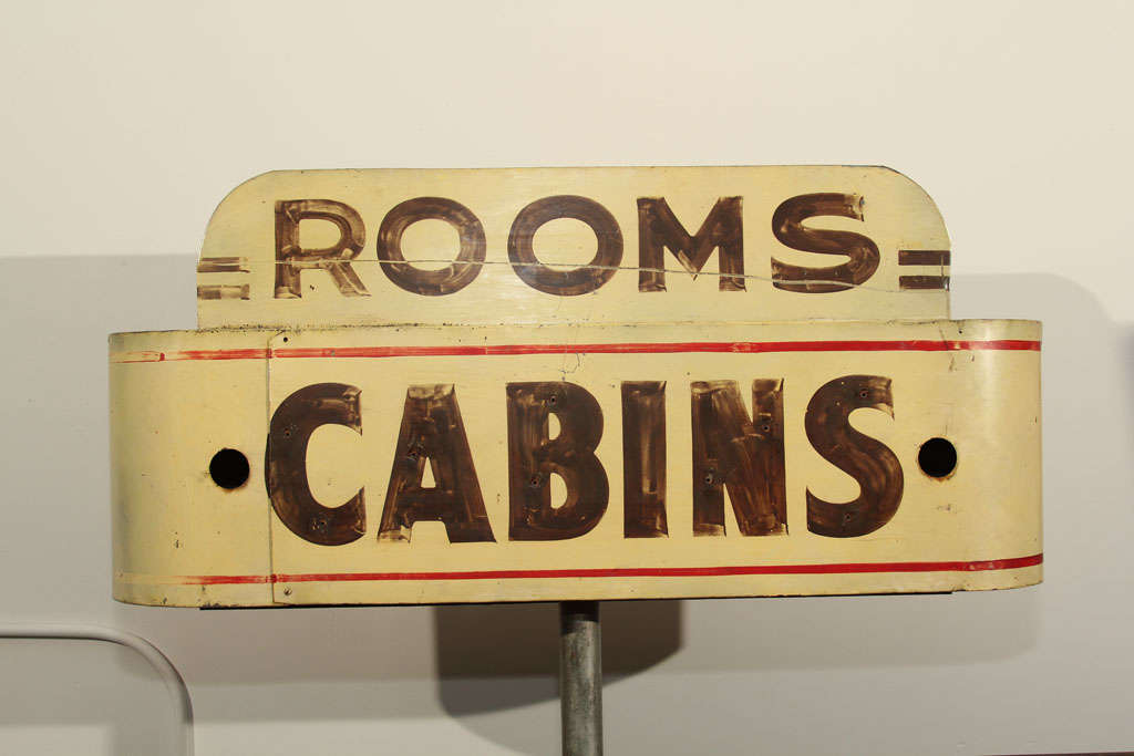 Steel Rooms and Cabins Sign