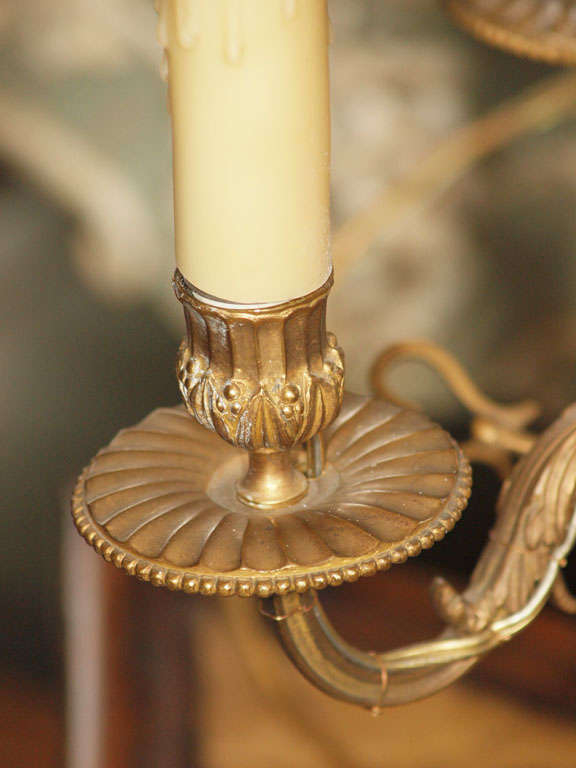Gilt Bronze and Tole Bouillotte Lamp For Sale 6