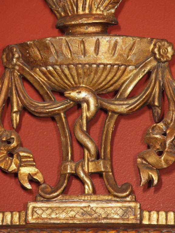 Mirror in Prince of Wales Feathers frame 1