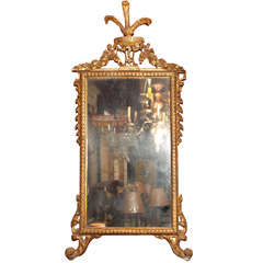 Mirror in Prince of Wales Feathers frame