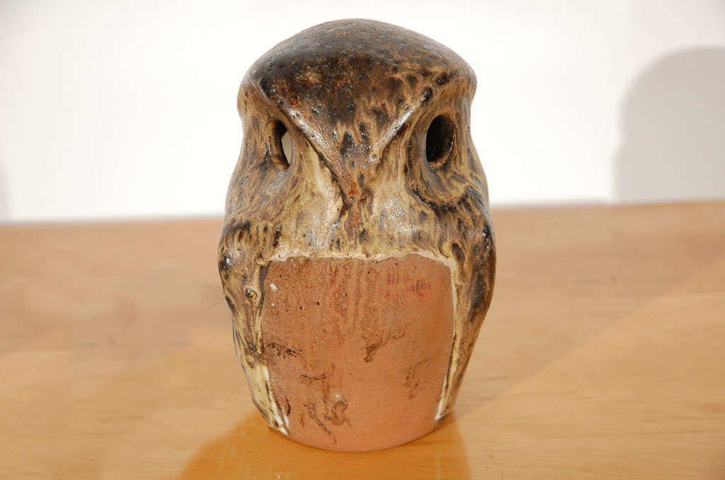 Edna Arnow Pottery Owl