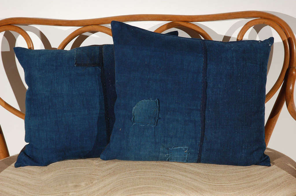 Japanese Boro Fabric Pillows at 1stdibs