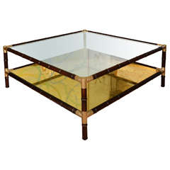 Bamboo Cocktail Table Attributed to William Haines