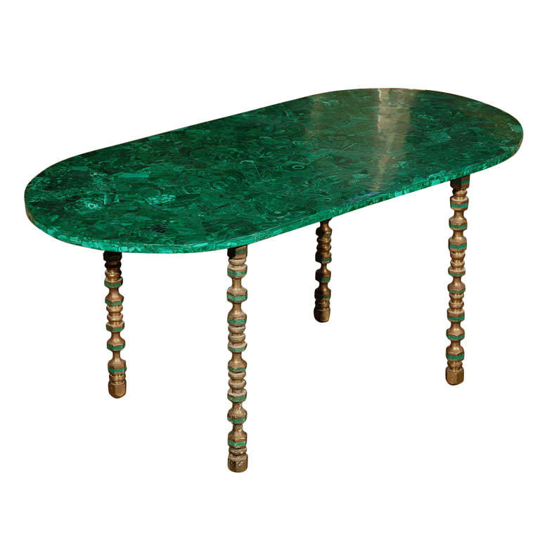 Malachite Cocktail Table