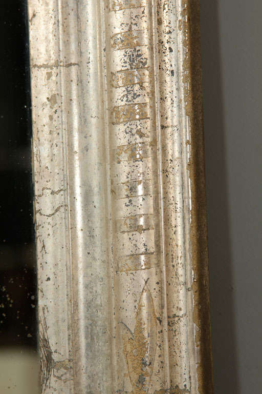 19th Century Silver Louis Phillipe Mirror