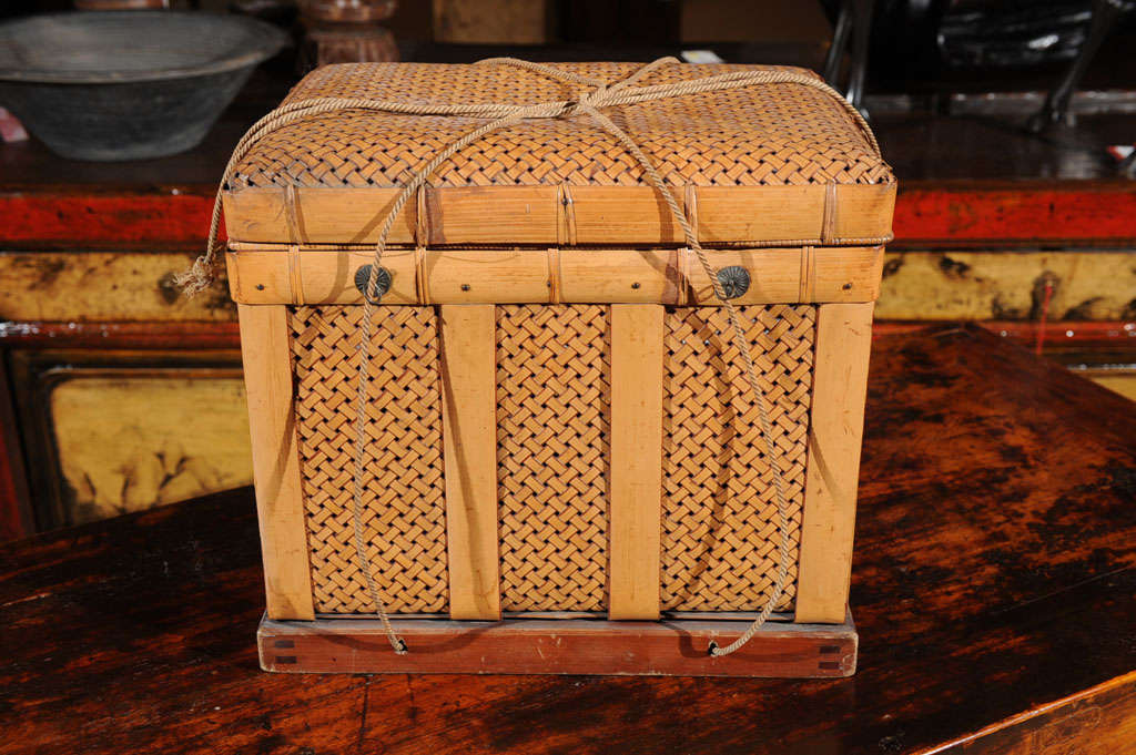Japanese Storage Basket at 1stDibs
