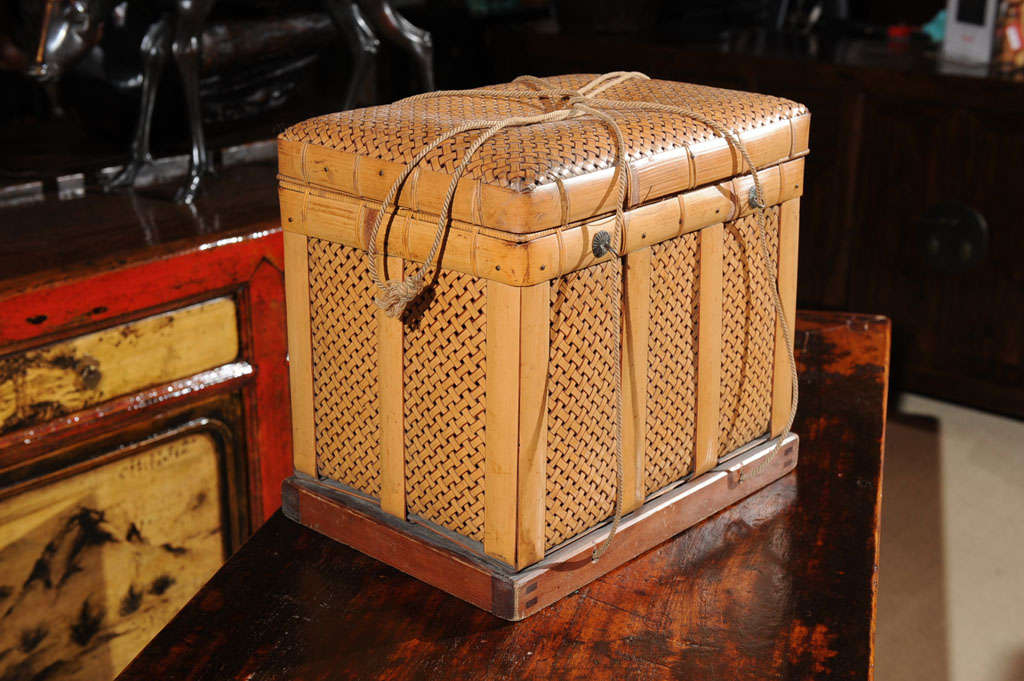 Japanese Storage Basket at 1stDibs