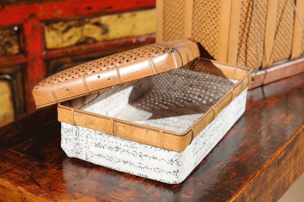 Japanese Storage Basket at 1stdibs