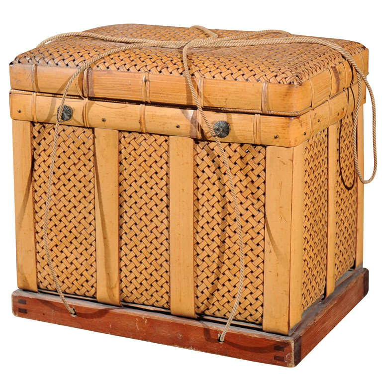 Japanese Storage Basket at 1stDibs