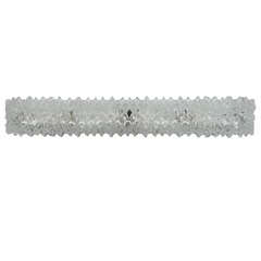 Single Elongated vintage glass wall sconce