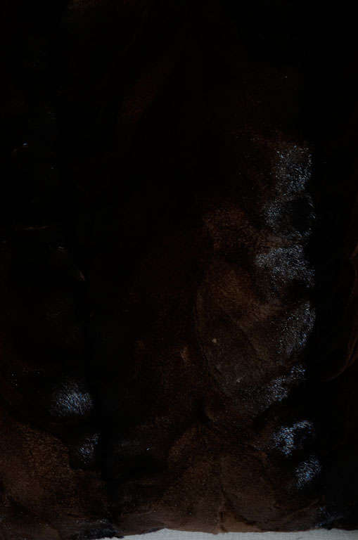 Contemporary Chocolate Brown Sheared Mink Pillows