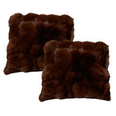 Custom Pieced Brown fox pillows
