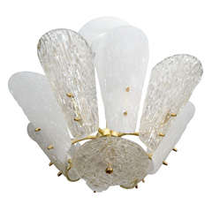 1970
s Venini Glam Chandelier