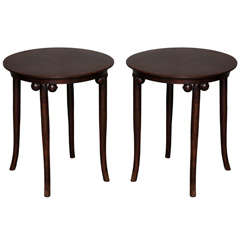 Pair of Tables After Josef Hoffman