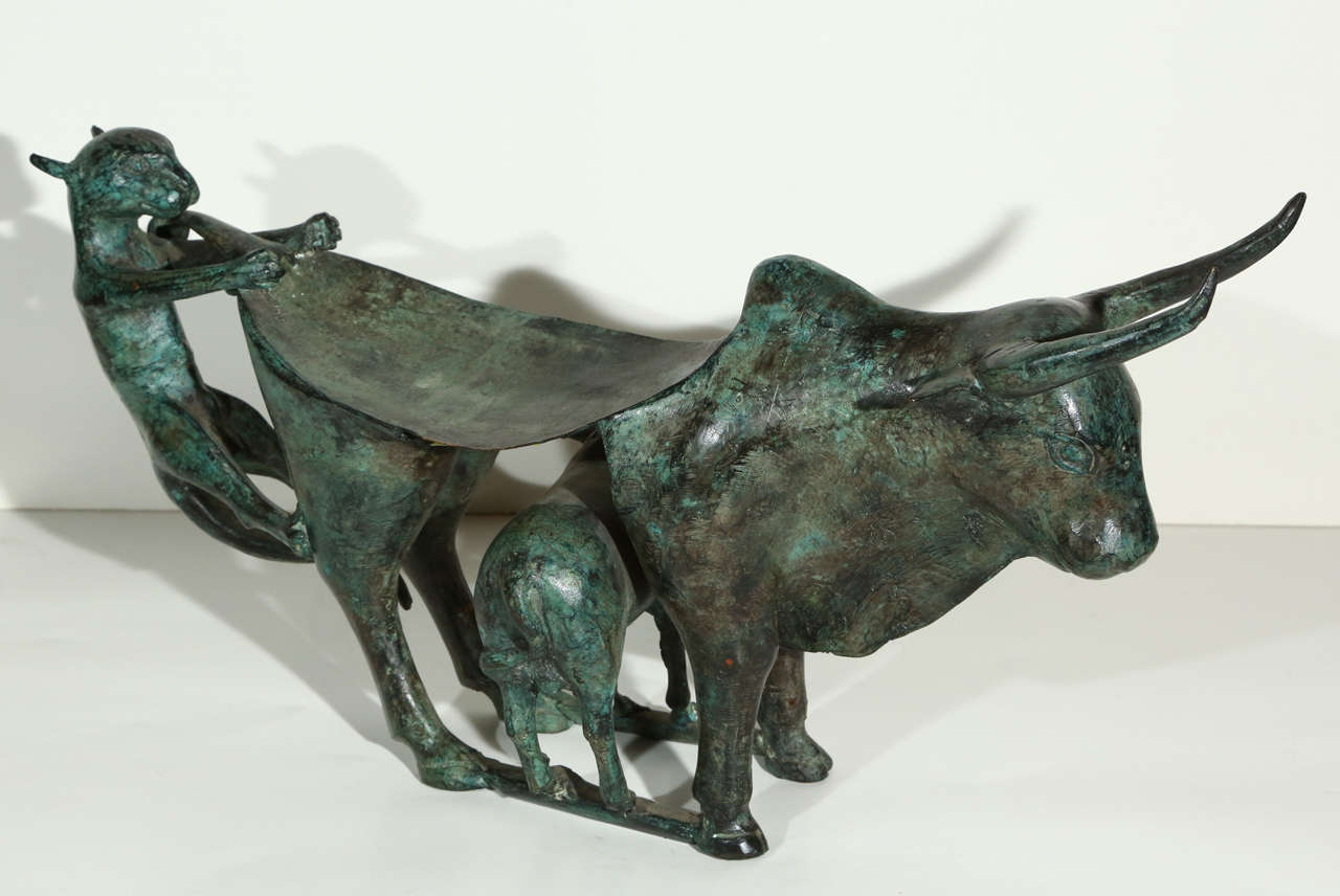 Cast Bronze Lost Wax Archaic Neolithic Sculpture at 1stDibs