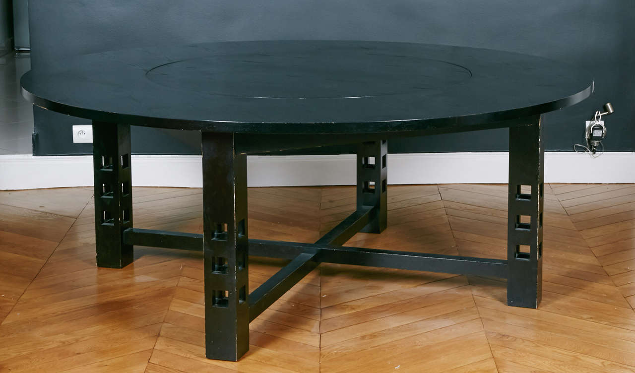 Large Dining Table, Cassina Mackintosh Design  In Excellent Condition In Paris, Ile-de-France