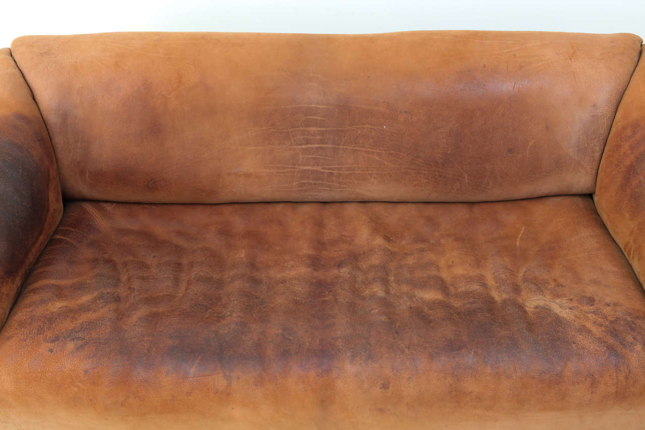 Rare Leather Sofa by De Sede In Excellent Condition In Los Angeles, CA