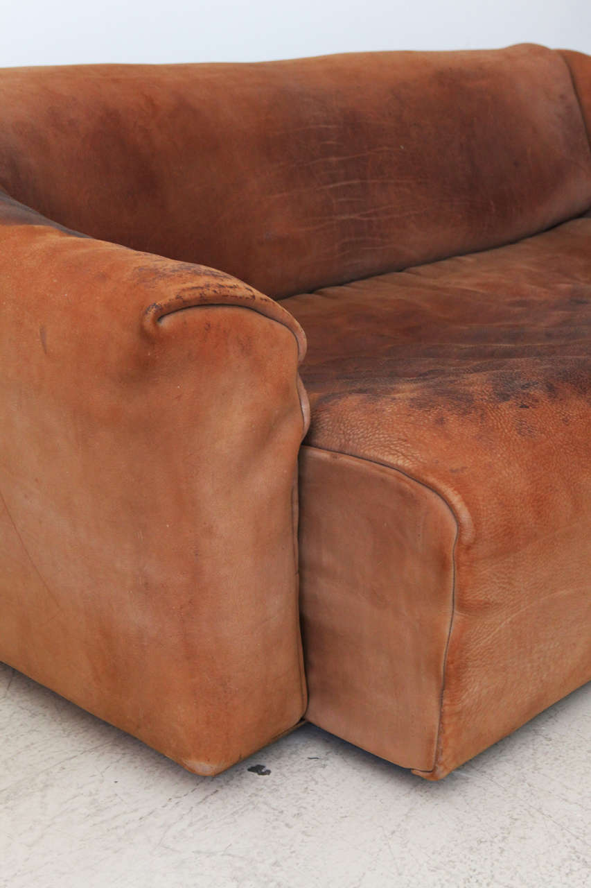 Late 20th Century Rare Leather Sofa by De Sede