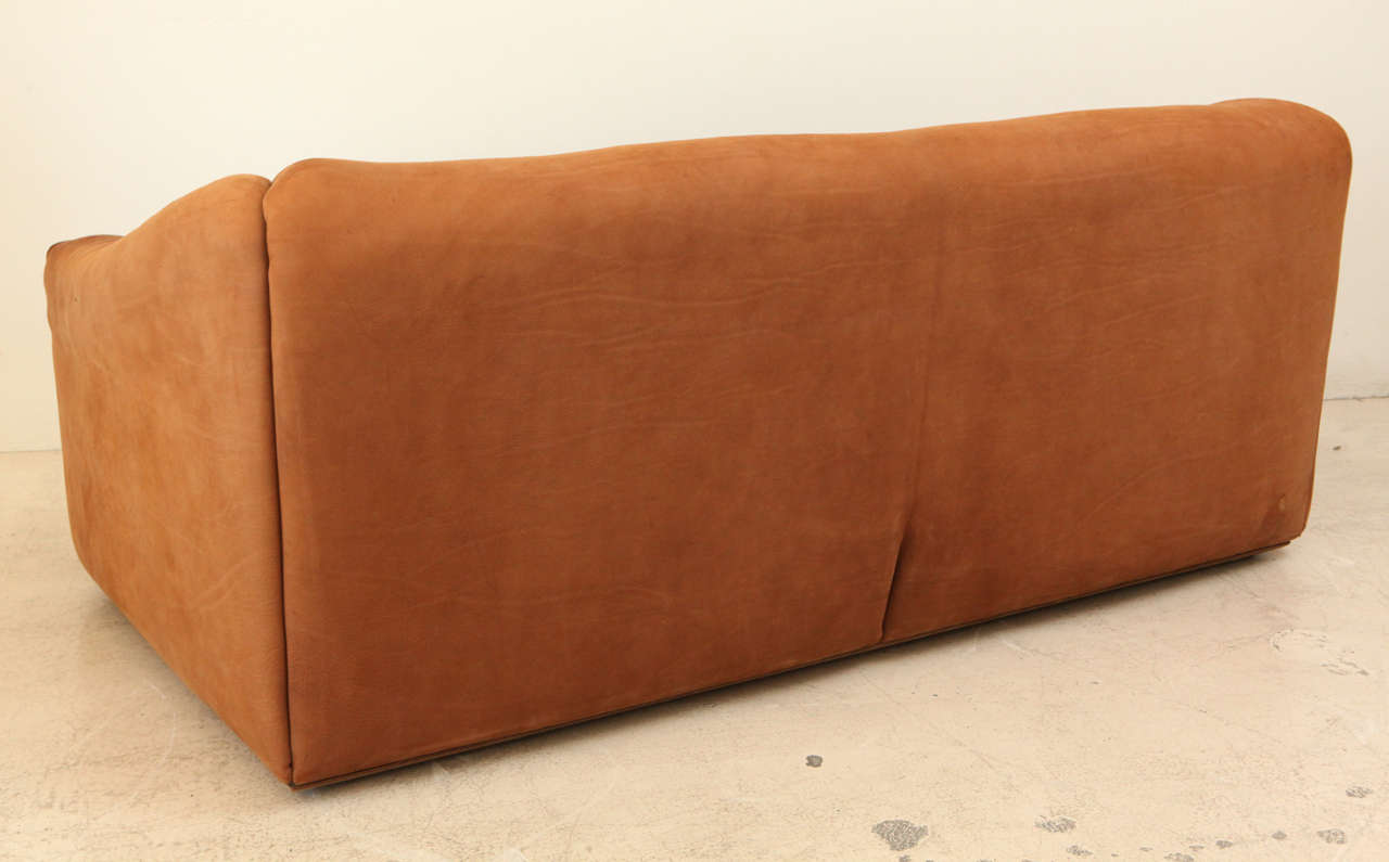 Rare Leather Sofa by De Sede 1