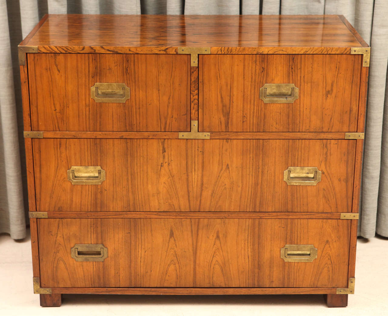 Rosewood Chest by Baker made for the Far East collection, circa 1960. Brazilian Rosewood at its best.