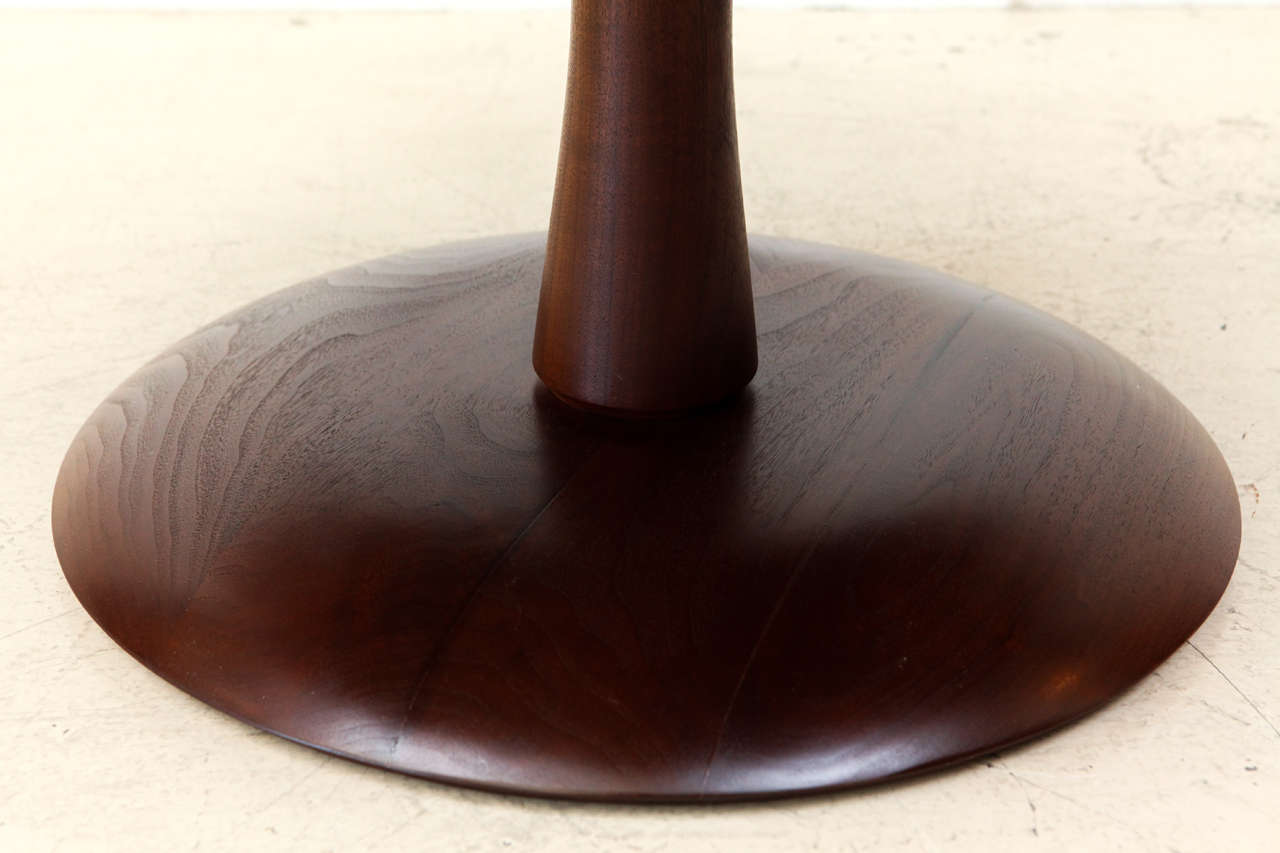 Slate Cocktail Table with Solid Walnut Base 3