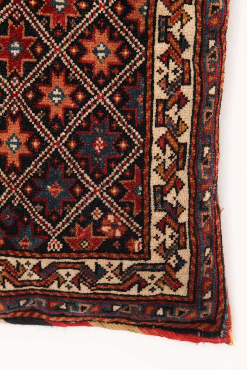 Persian Antique Qashqai Bag Face Pillow