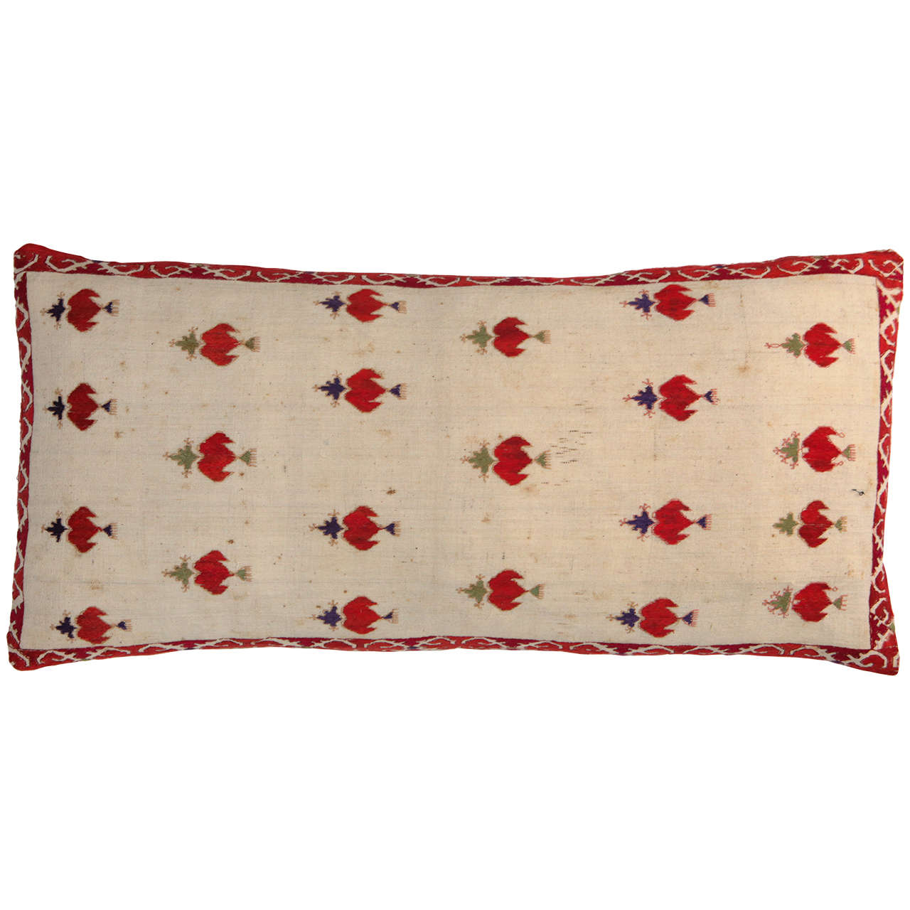 Vintage Swat Valley Embroidery Pillow