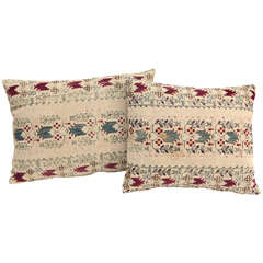 Antique Greek Island Embroidery Pillows