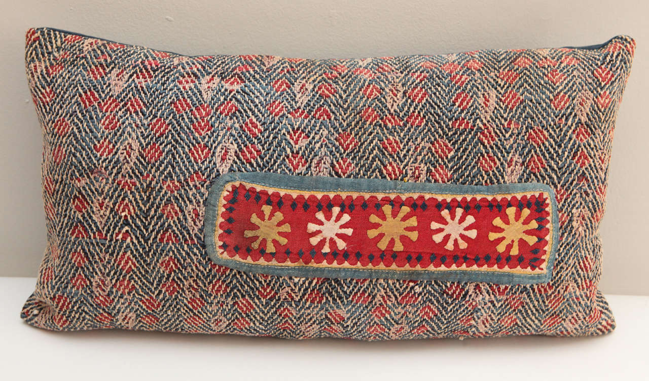 Indian Gujarati Banjara Quilted Textile Pillows