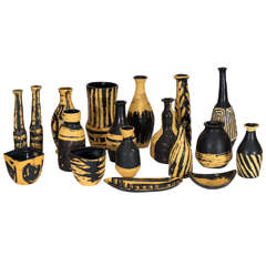 Yellow and Black Livia Gorka Ceramics