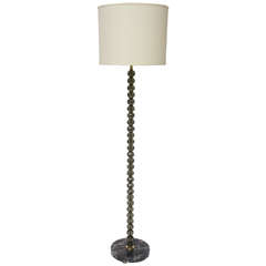 Faceted Smoke Crystal Floor Lamp 4