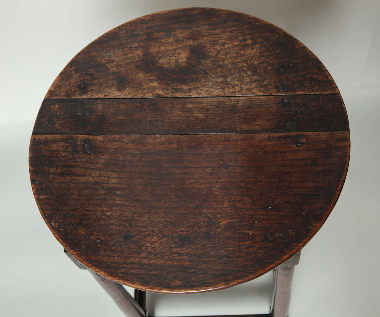 Unusual 18th Century English Oak Table 1