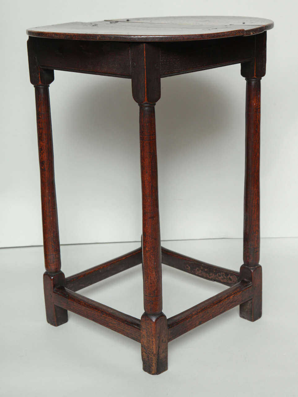 Unusual 18th Century English Oak Table 3