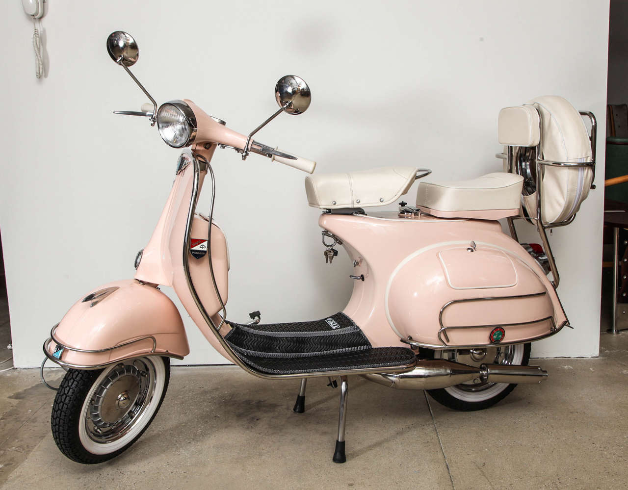 baby pink vespa