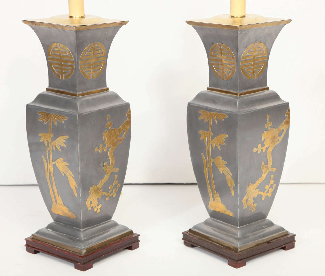 Pair of Chinese Motif Lamps 2